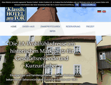 Tablet Screenshot of klassikhotel.de